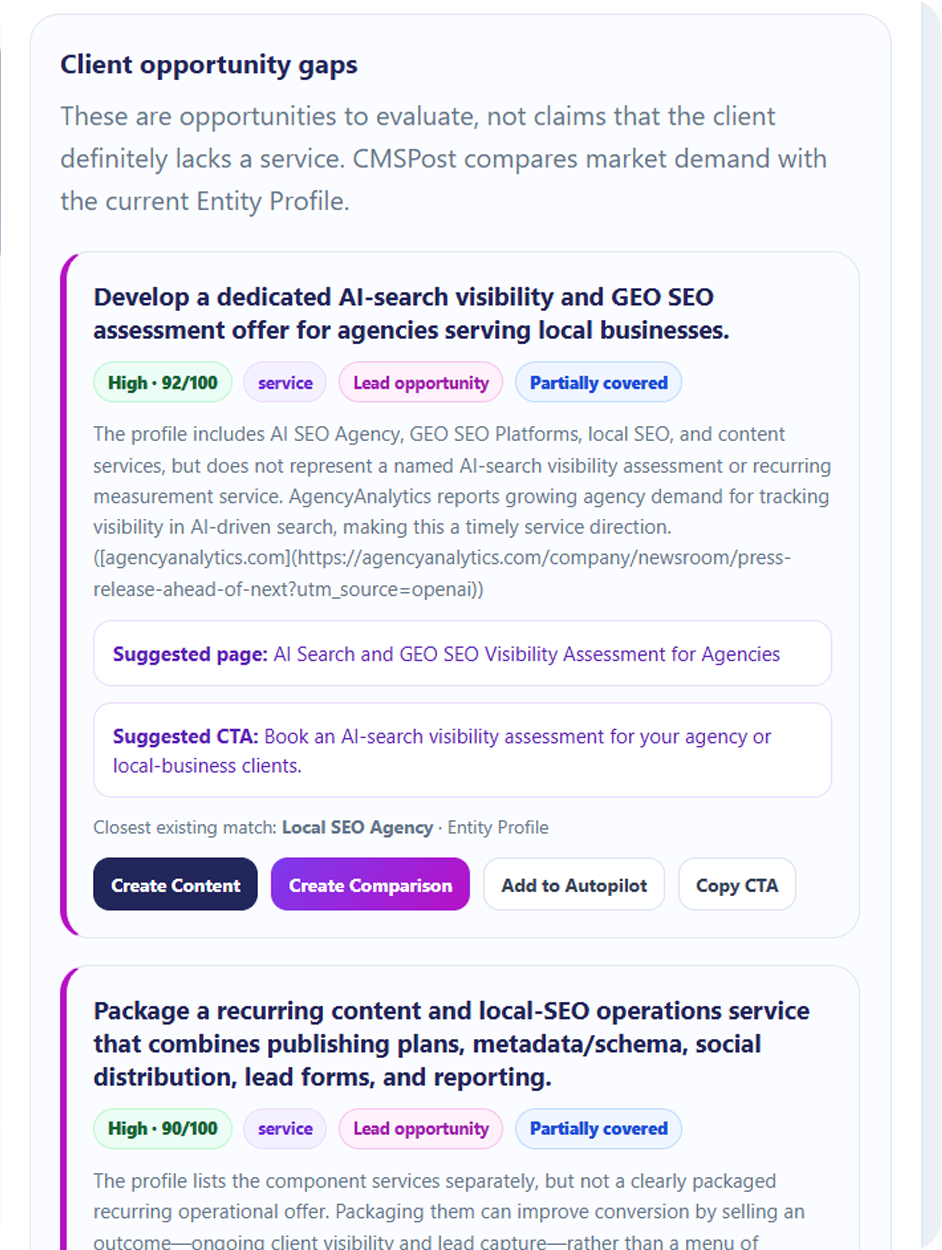CMSPost AI Content Workspace setup, structured drafting, and review process