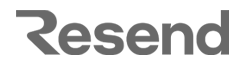Resend email delivery logo