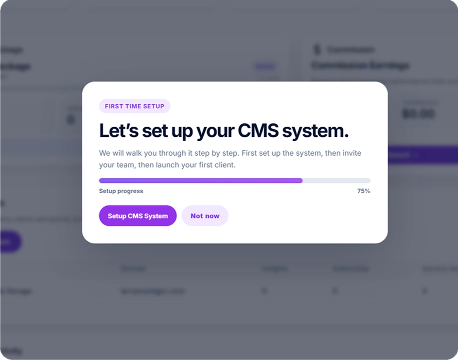 CMSPost agency installation supporting multiple protected client workspaces