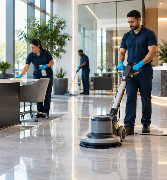 Commercial Cleaning industry marketing photograph