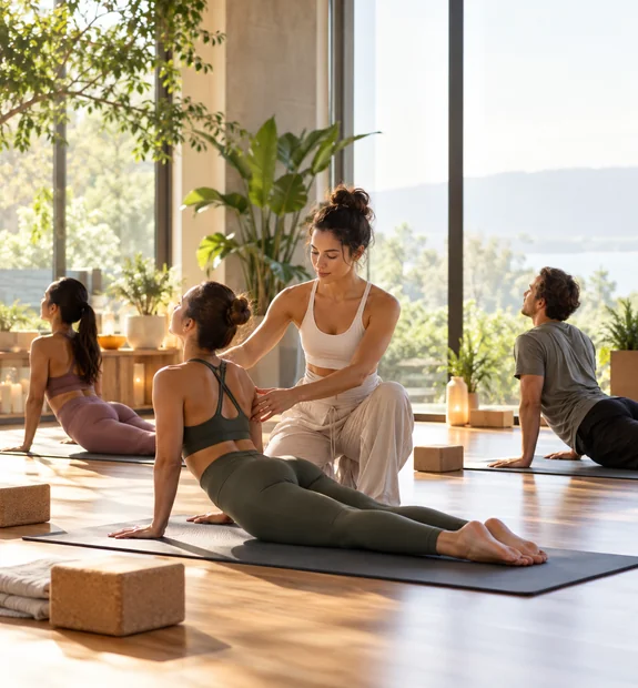 Yoga Studios industry marketing photograph